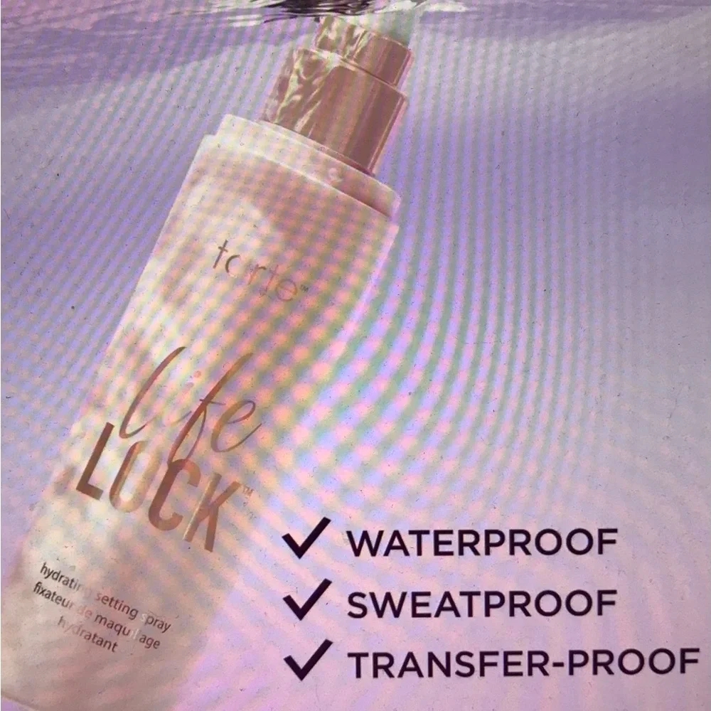 Bundle NEW TARTE Life Lock Full Size NIB plus Lottie Stay Matte sealed sprays